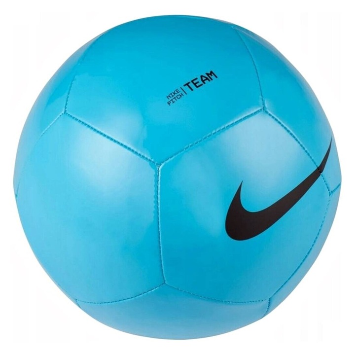 Minge fotbal, Nike, Pitch Team, cauciuc, albastru, 5