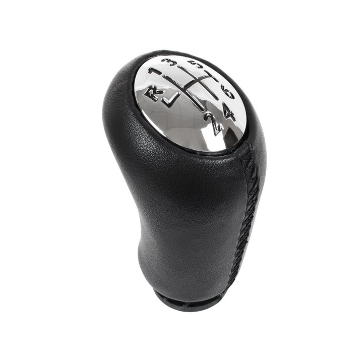 Топка за скоростен лост, Renault Laguna II 6 скорости черна кожа + хром нови