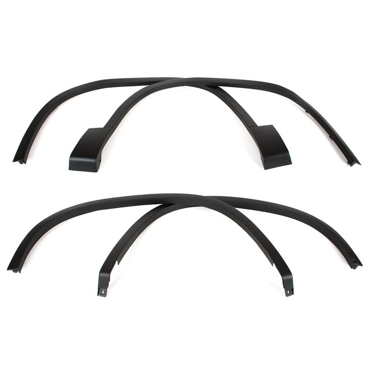 Sárvédők, szett/4db, Volkswagen Tiguan 2008-2011, fekete