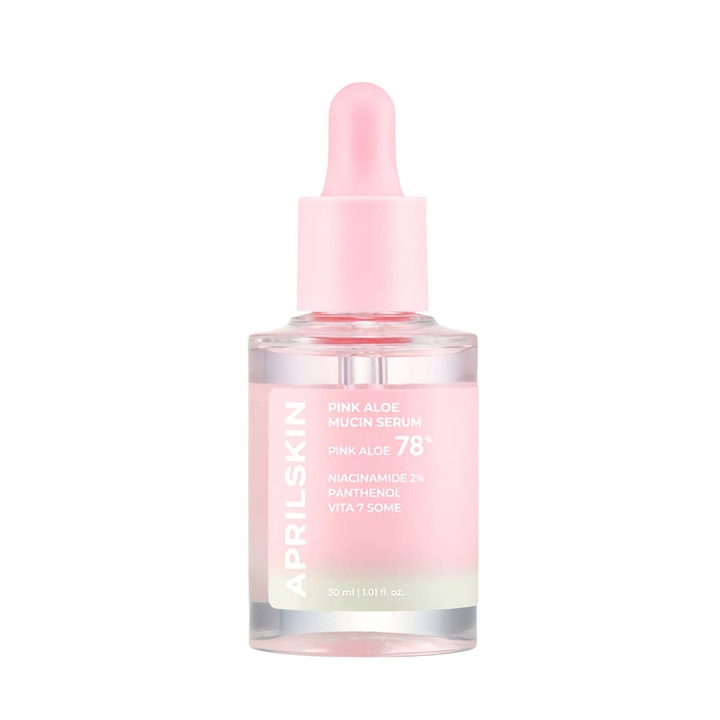 Серум за белези след акне, Pink Aloe Mucin Serum, APRILSKIN, 30 ml
