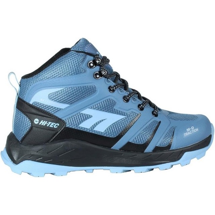 Hi-Tec Muflon Mid női túra, trekking, vízálló csizma, világoskék, Kék