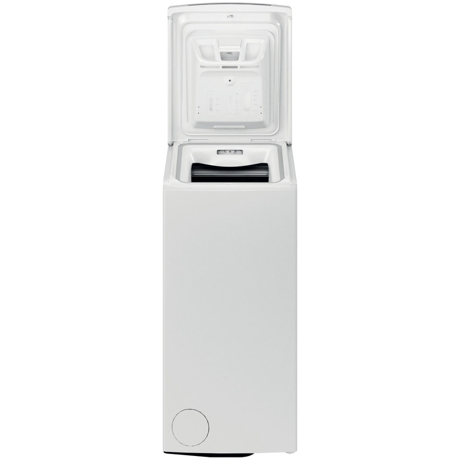 Masina de spalat rufe verticala Whirlpool TDLRB 6261BS EU/N, 6 kg, 1200 rpm, 6th Sense, Motor SenseInverter, Pornire Intarziata, FreshCare, Clasa A, Alb