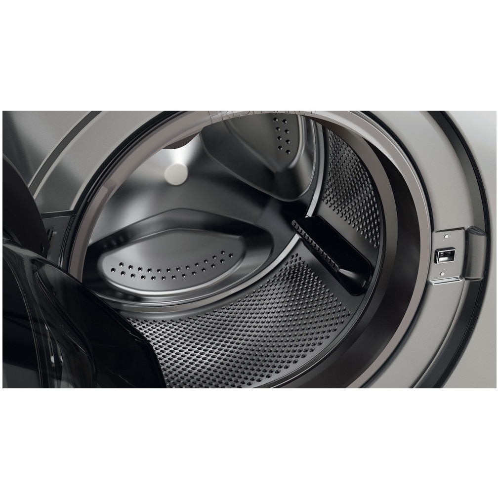 Masina de spalat rufe cu uscator Whirlpool FFWDB964489SBSVEE, 9 kg spalare, 6 kg uscare, 1400 rpm, FreshCare+, 6th Sense, Motor Inverter, Steam Refresh , Clasa A, Gri