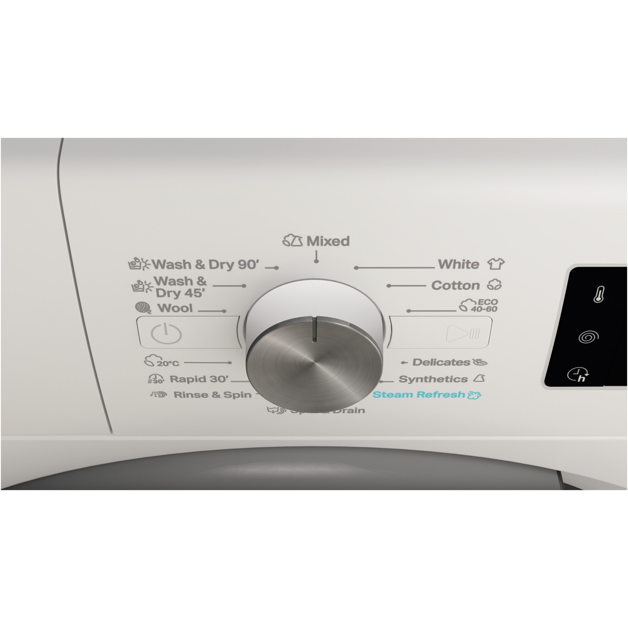 Masina de spalat rufe cu uscator Whirlpool FFWDB 964489SVEE, 9 kg spalare, 6 kg uscare, 1400 rpm, FreshCare+, 6th Sense, Motor Inverter, Steam Refresh , Clasa A, Alb