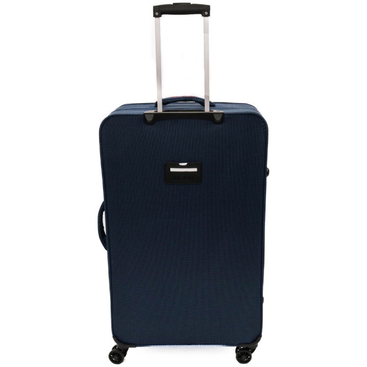Troler expandabil Lamonza Dortmund, impermeabil, 80cm, 3.4kg, albastru
