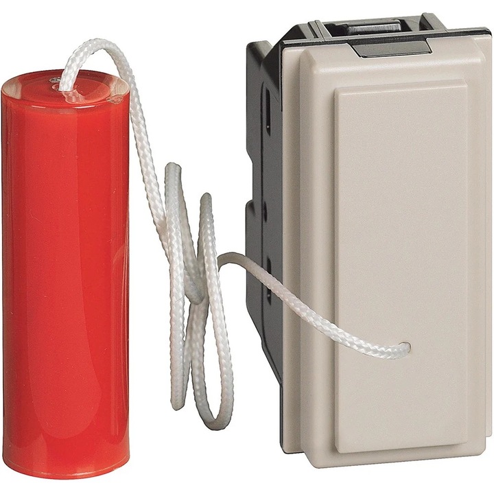 Bticino Living Now 1P 10A nyomógomb, homok színű