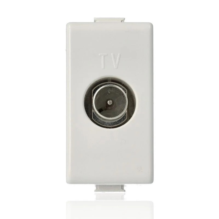 Priza TV coaxiala BTICINO AM5173P, alb