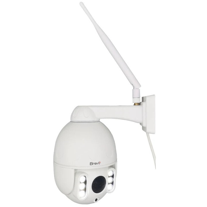 Camera de supraveghere Wi-Fi Bravo Admiral Pro, rotire 350x150 grade, zoom optic 4x, 960P, exterior