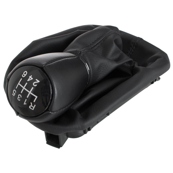 Скоростно копче и маншон с рамка, MODECAR, черен, за Seat Leon I 1999-2006, 6 скорости