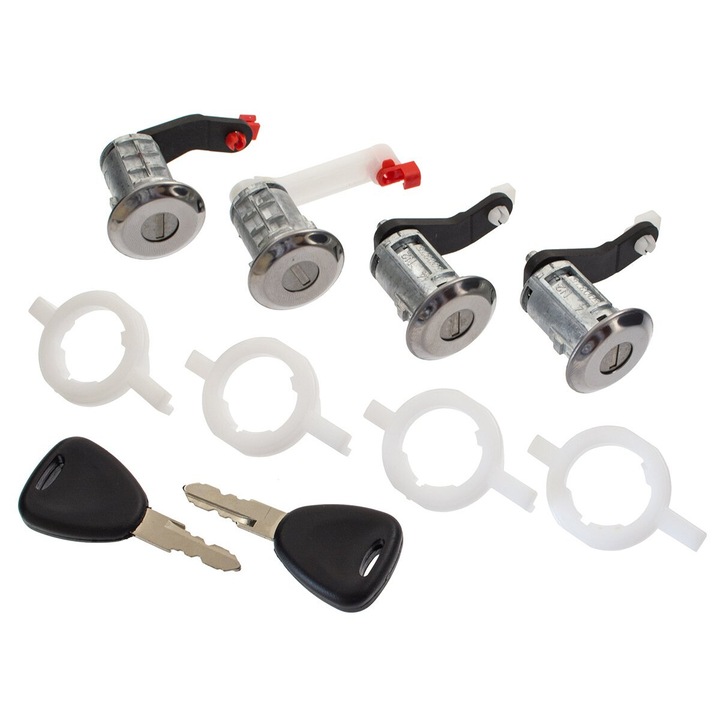 4db ajtózár készlet, MODECAR, Renault Master II/Opel Movano A, 1998-2010, új