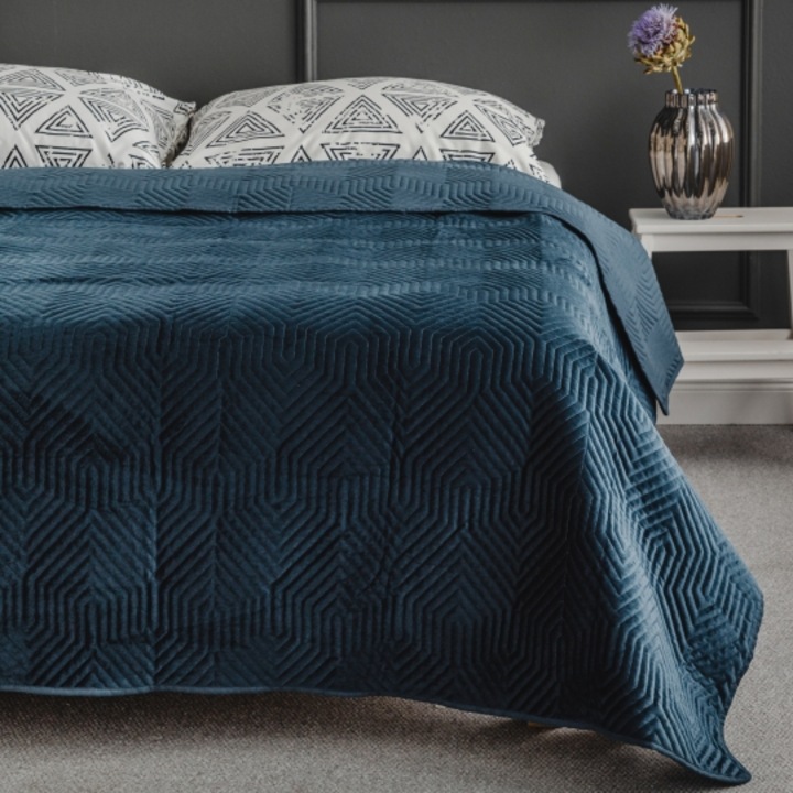 Cuvertura DUERO 200x220 cm, Albastru