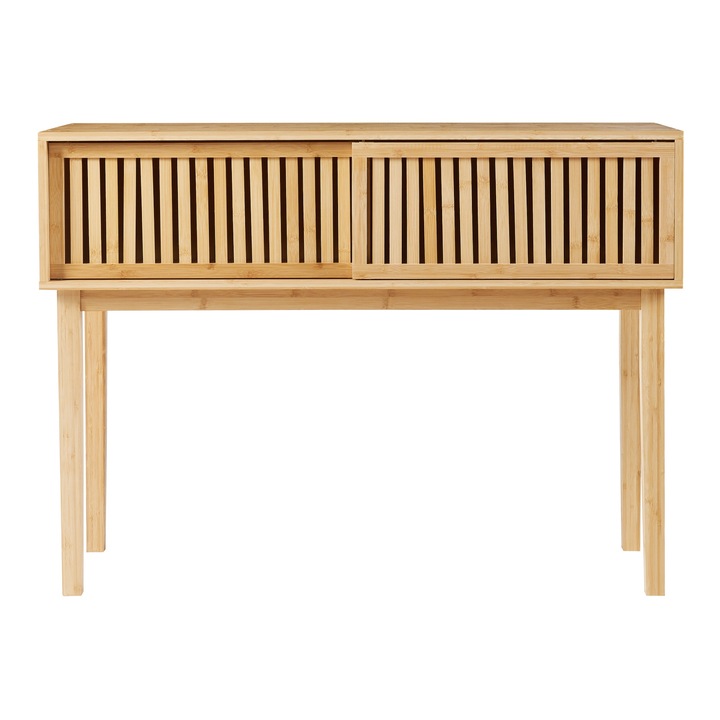 Masa consola, en.casa, Ypaja, 110 x 39 x 80,5 cm, bambus, natur