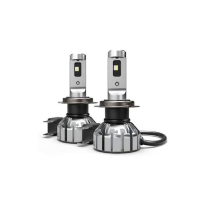 Комплект от 2 LED крушки H7 Osram Led Smart, +330%, 16W, 12V, Рядко одобрение
