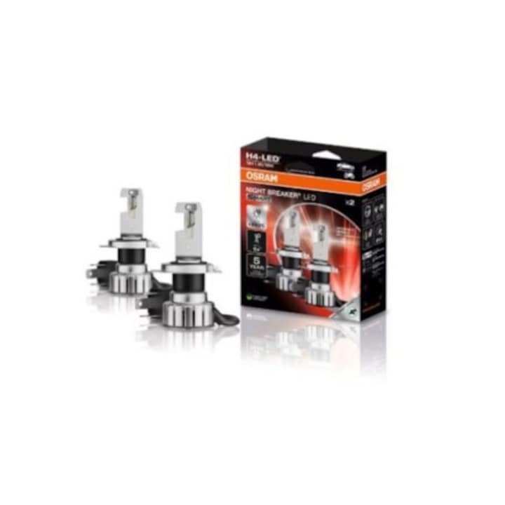 Комплект от 2 LED крушки H4 Osram Led Smart, +330%, 23/27W, 12V, Рядко одобрение