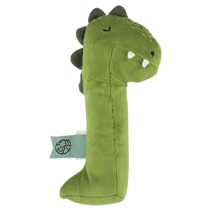 Zornaitoare, Trixie, dinoszaurusz, 5x4,5x16cm, organikus pamutból, újrahasznosított poliészterből