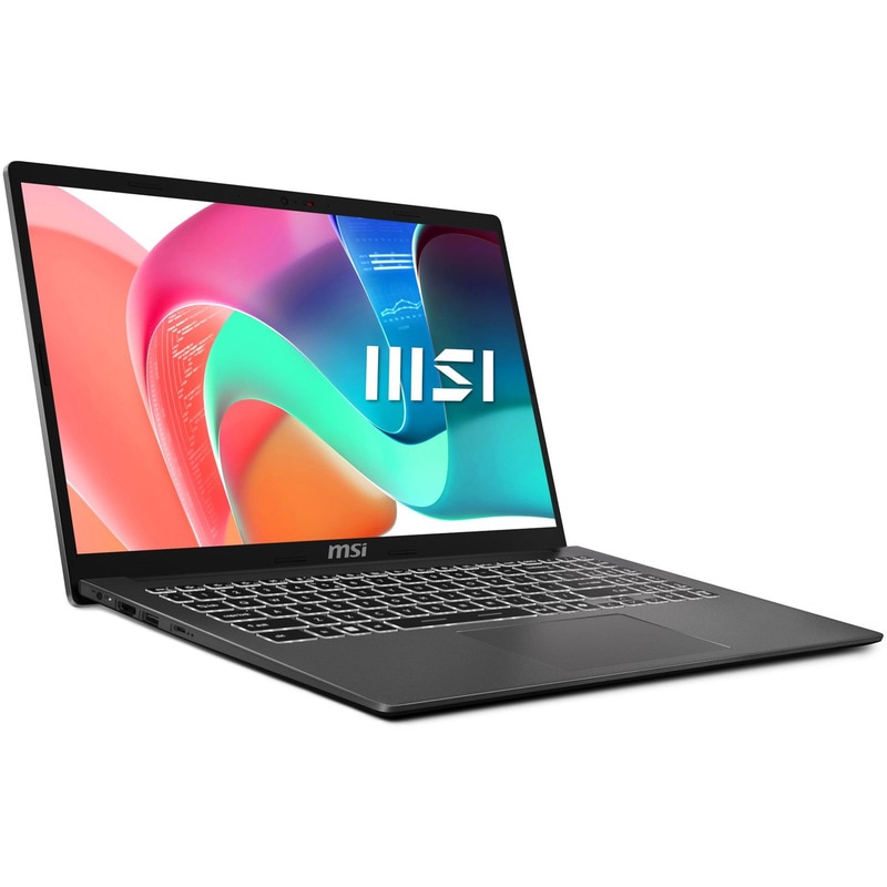 Laptop MSI Modern 15 F13MG cu procesor Intel® Core™ i5-1334U pana la 4.6GHz, 15.6'', IPS, Full HD, 8GB DDR4 RAM, 512GB SSD, Intel® Iris® Xe Graphics, No OS, Platinum Gray