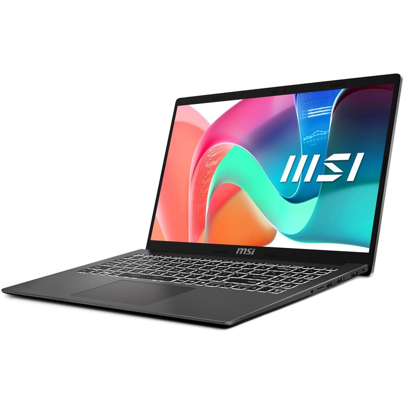 Laptop MSI Modern 15 F13MG cu procesor Intel® Core™ i5-1334U pana la 4.6GHz, 15.6'', IPS, Full HD, 8GB DDR4 RAM, 512GB SSD, Intel® Iris® Xe Graphics, No OS, Platinum Gray