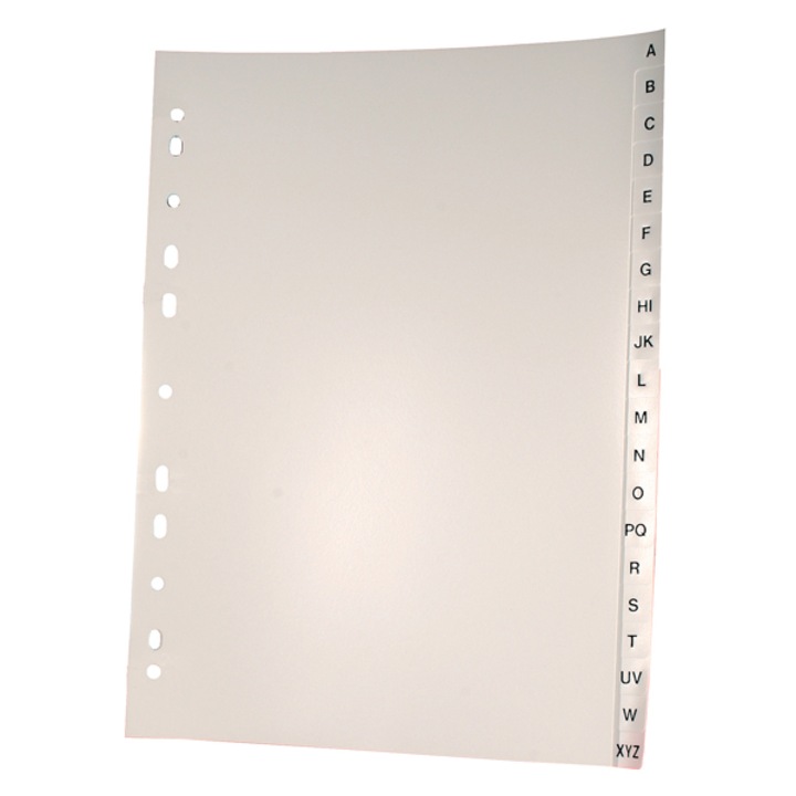 Separatoare Noki, din plastic, cu index A-Z