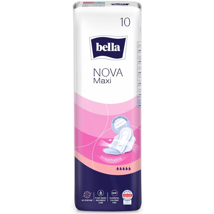 Bella Nova Maxi egészségügyi betét, 10 db