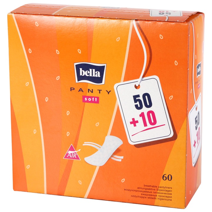 Ежедневни превръзки Bella Panty Soft, 60 бр