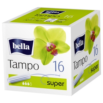 Tampoane Bella Tampo Super, 16 buc Tampoane Bella Tampo Super, 16 buc