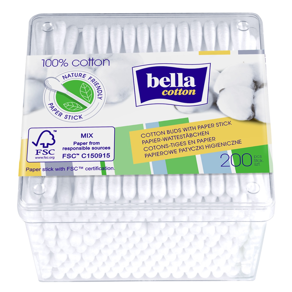 Probably vaccination toothache Betisoare igienice cu 100% bumbac, Bella, 200 buc - eMAG.ro