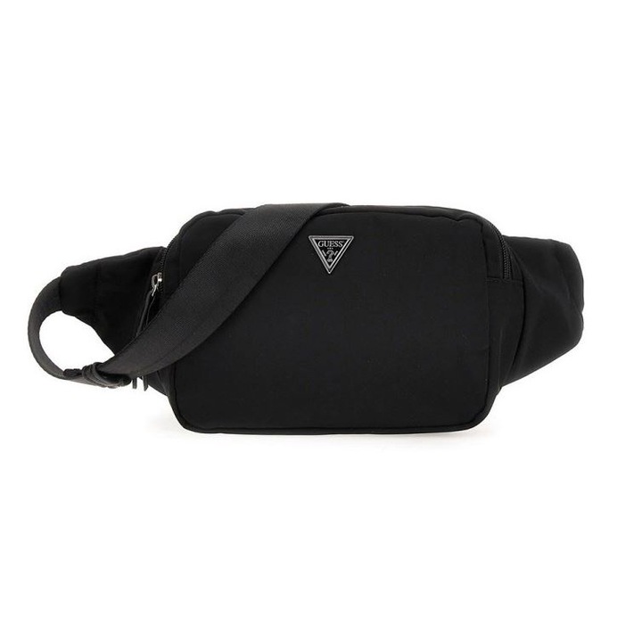 Чанта през рамо, Guess, полиестер, черна