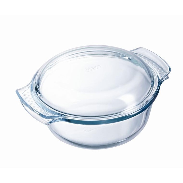 Pyrex Classic kerek hőálló edény fedővel 5 l