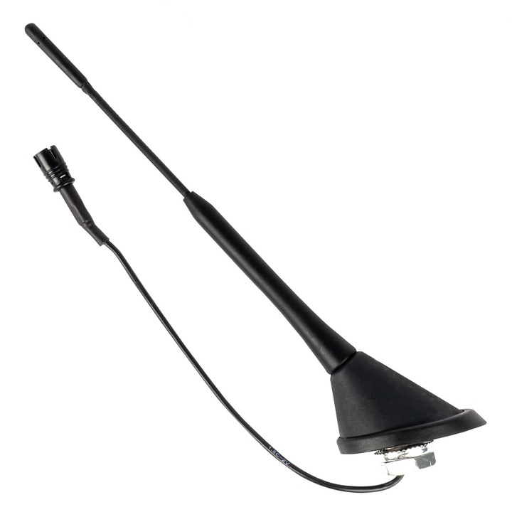 Rádiójel vevő antenna 25, 5cm, RAKU-2 csatlakozóval, kompatibilis a Volkswagen csoporttal