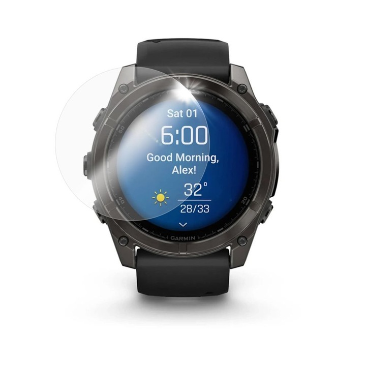 FIXED kijelző védő fólia Garmin Fenix 8 (51mm)-hez, 258667, Okosóra kiegészítő