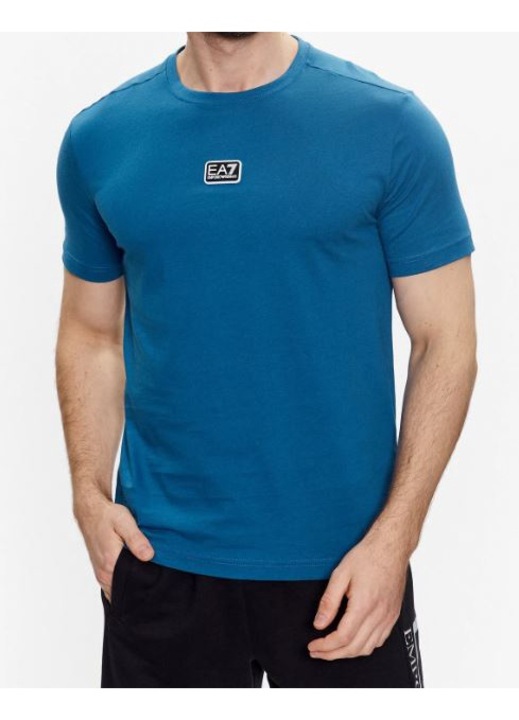 Emporio Armani póló, 3RPT05 PJ02Z, pamut, kobaltkék, 3XL INTL