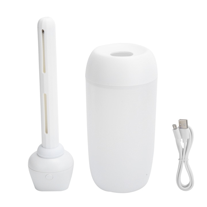 Hordozható légpárásító 400ml, hosszú üzemidő, USB, kompakt méret, könnyen hordozható