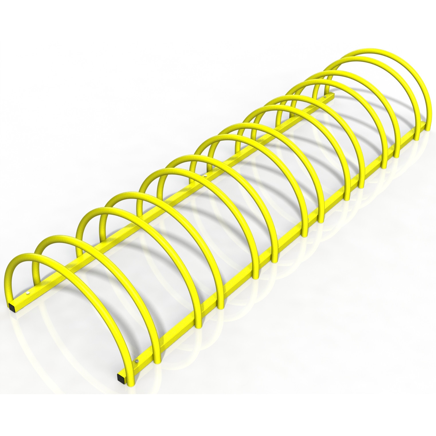 Suport stradal bicicleta cu 7 sloturi -model 0022-7 Galben