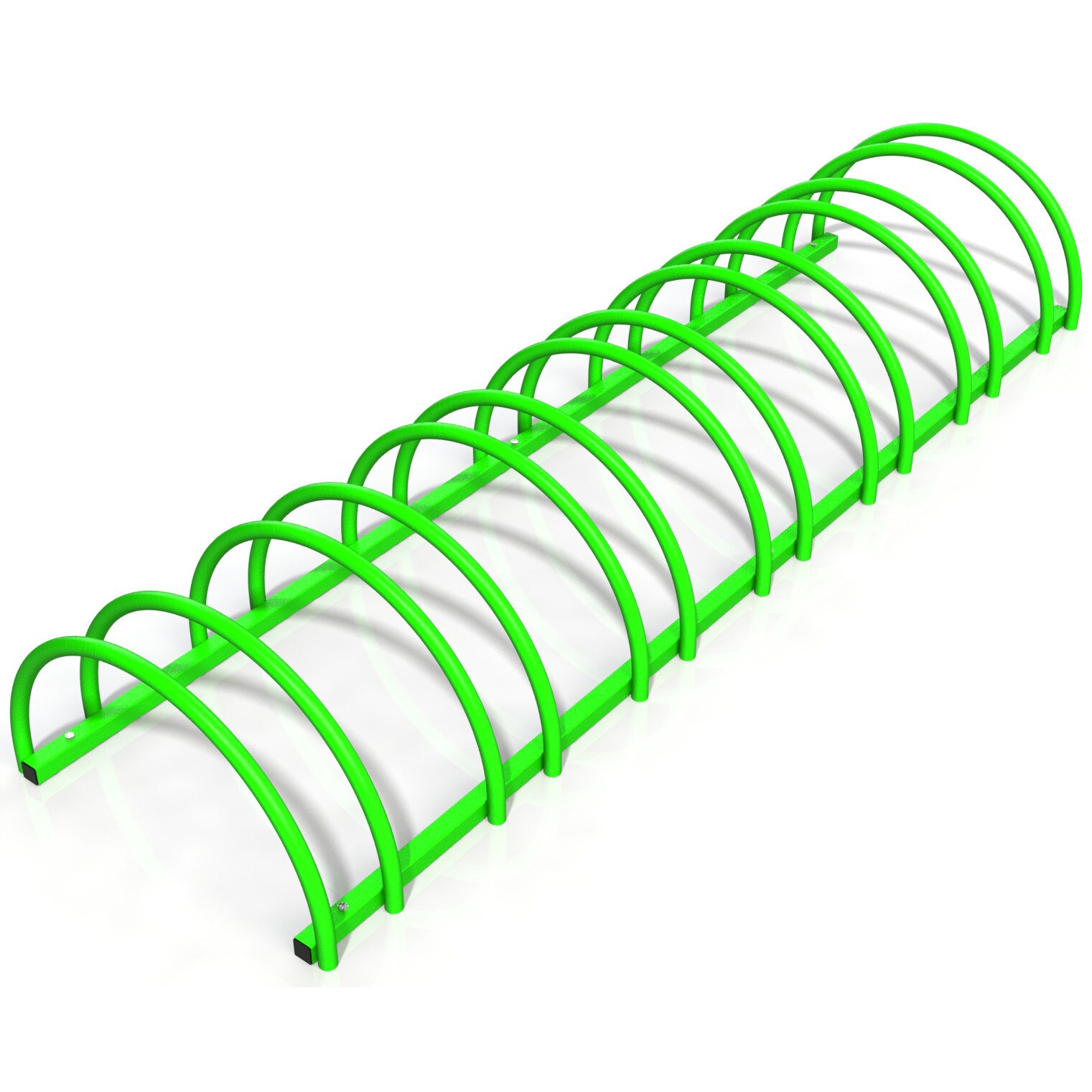 Suport stradal bicicleta cu 7 sloturi -model 0022-7 Verde crud