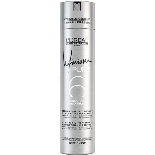 Fixativ L’Oreal Professionnel Infinium Pure Soft pentru fixare lejera, 500 ml