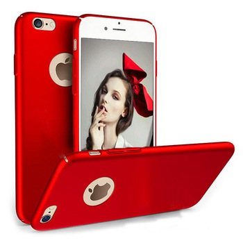 Set Husa telefon Iphone 7 Plus ofera protectie Ultrasubtire - Silk Red Matte + Folie Set Husa telefon Iphone 7 Plus ofera protectie Ultrasubtire - Silk Red Matte + Folie