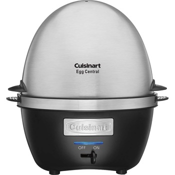 Fierbator pentru oua Cuisinart CEC10E, 600 W, 10 oua/4 oua ochiuri sau omleta, oprire automata, capac si plita din inox, led indicator, semnal audio, Argintiu&Negru Fierbator pentru oua Cuisinart CEC10E, 600 W, 10 oua/4 oua ochiuri sau omleta, oprire automata, capac si plita din inox, led indicator, semnal audio, Argintiu&Negru