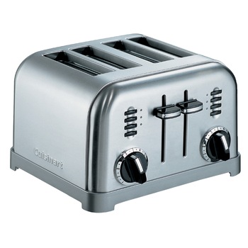 Prajitor paine Cuisinart CPT180E, 1800W, 4 sloturi Extra-Largi, 6 setari prajire,Inox Prajitor paine Cuisinart CPT180E, 1800W, 4 sloturi Extra-Largi, 6 setari prajire,Inox