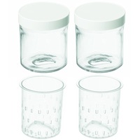Set 2 recipiente branza pentru YM400E Cuisinart, capacitate 230 ml, Plastic