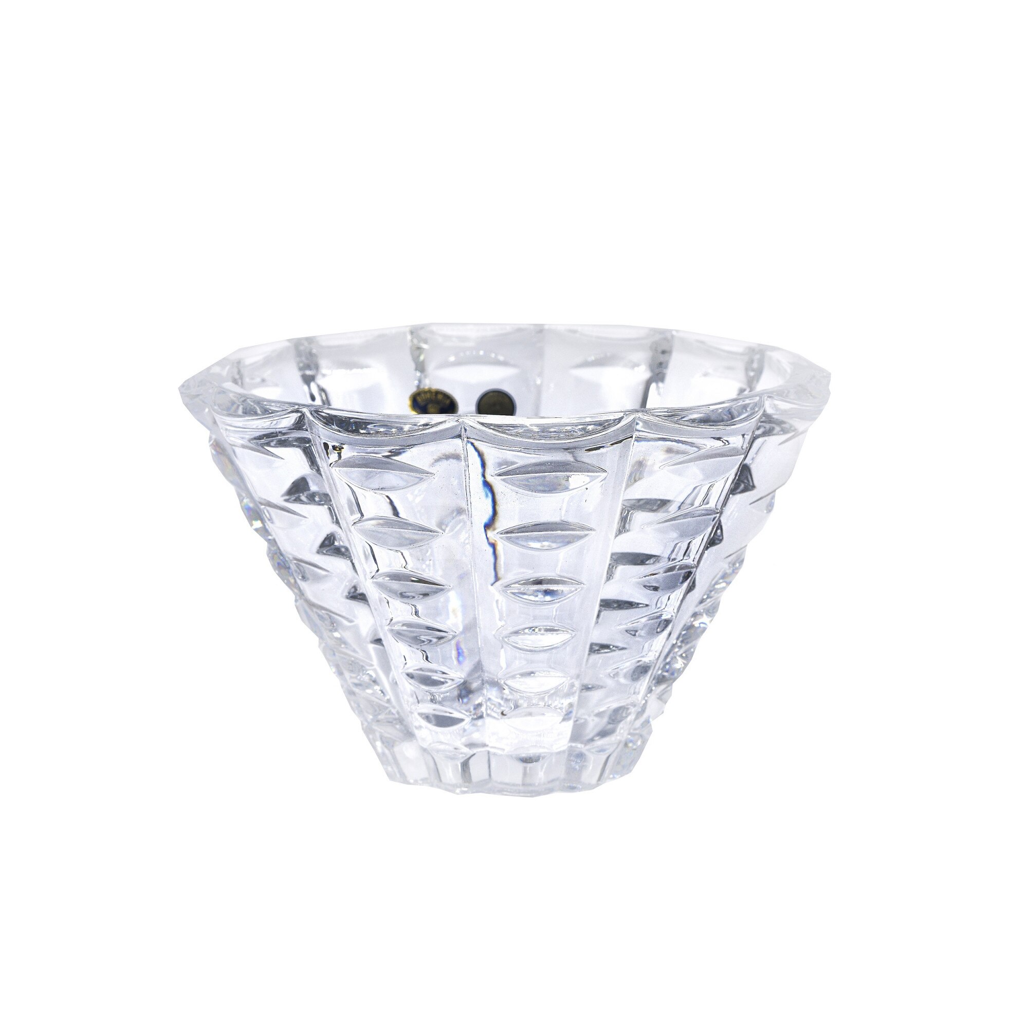 Bol 23.2 cm cristal Bohemia Milennium