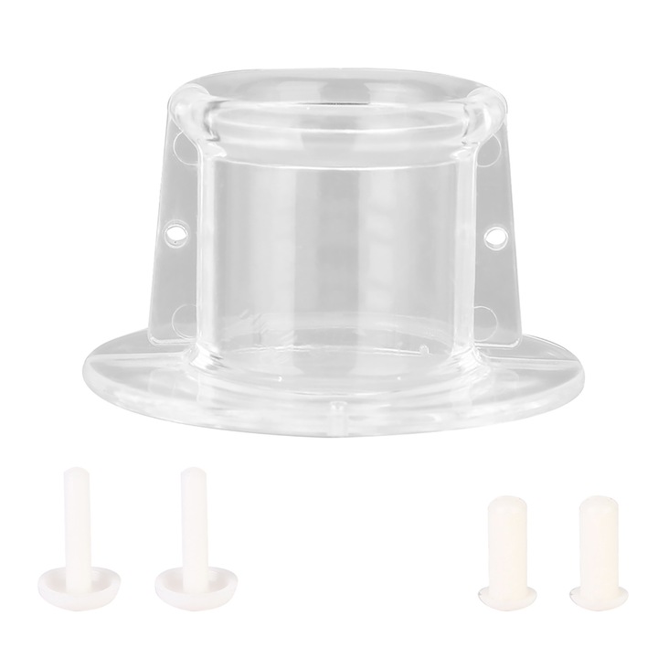 Guler de protectie pentru papagal, BGHYHYHI, transparent, marime M, din acrilic, ideal pentru vindecarea ranilor