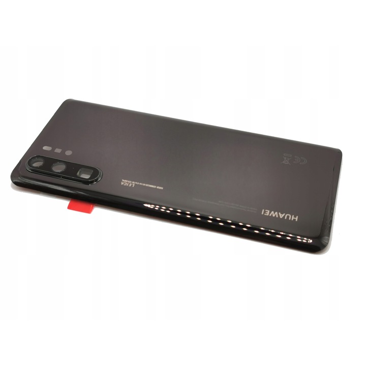 Калъф за телефон Huawei P30 Pro, заден панел със стъкло, черен