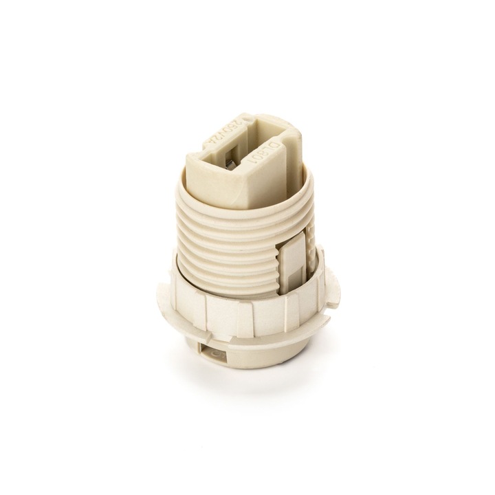 Set 5 bucati Dulie Pentru Sursa G9 FASSUNG PVC Alb Filet M10X1 cu Piulita Exterioara, Inaltime 33mm, Diametru 20mm ORION