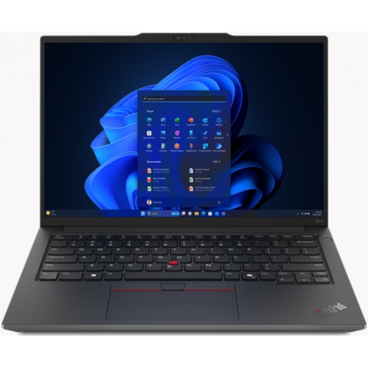 Lenovo ThinkPad E14 G6 laptop, 14" WUXGA, AMD Ryzen™ 7 7735HS 4,75 GHz-ig, 16 GB RAM DDR5 4800, 512 GB SSD, AMD Radeon 680M, Free Dos, fekete DDR5