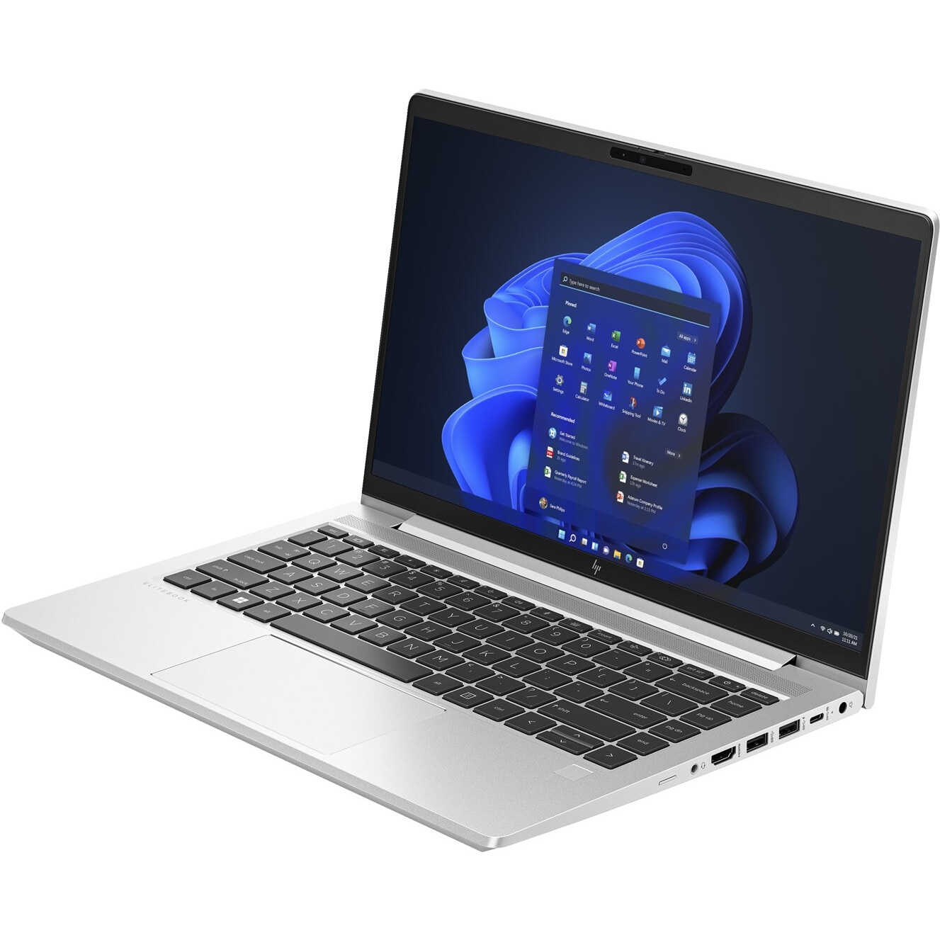 Laptop HP EliteBook 645 G10, 14" Full HD, AMD Ryzen™ 7 PRO 7730U pana la 4.5 GHz, 8 GB RAM DDR4, 256 GB SSD, AMD Radeon Graphics, Free Dos, Silver DDR4