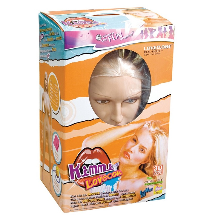 KIMI LOVECOK baba, szőke, mozgatható karokkal