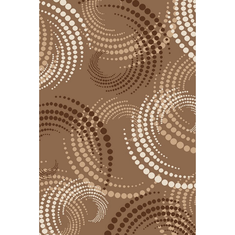 Covor Modern, Espresso 2800, Maro, 80x150 cm, 1680 gr/mp, 0.8x1.5 Crem/Maro 80.00000000x150.00000000