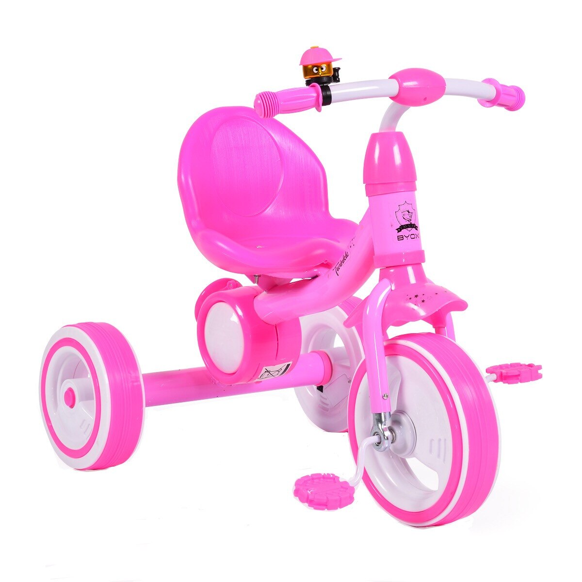 Tricicleta cu roti din cauciuc Twinkle Pink