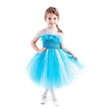 Rochita copii tutu printesa Aqua, 4-5 ani, Handmade in Romania Rochita copii tutu printesa Aqua, 4-5 ani, Handmade in Romania