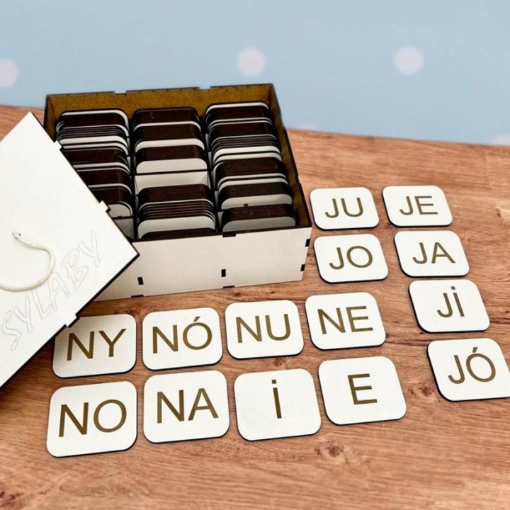 Caseta silabelor - silabe deschise